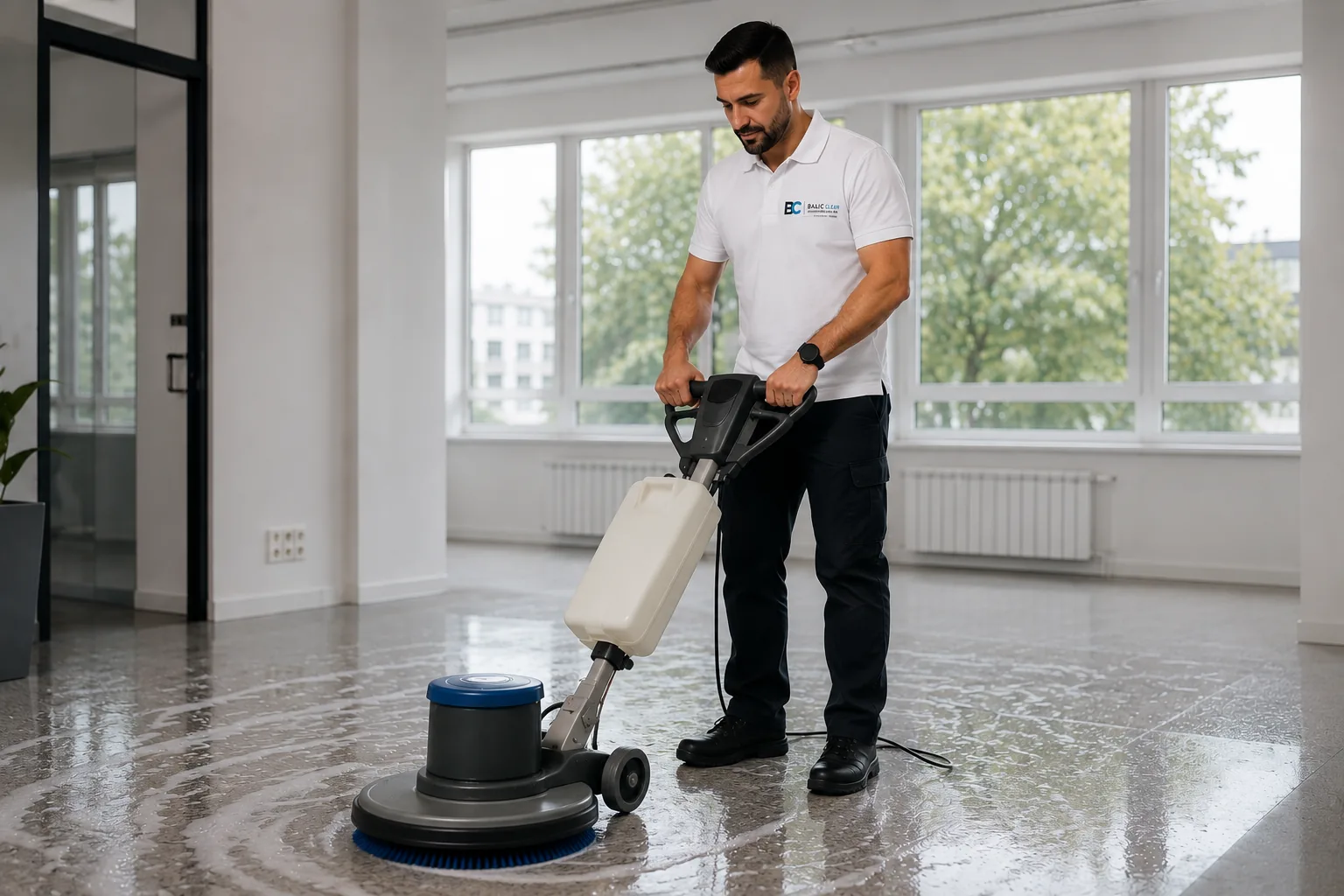 Grundreinigung eines Gewerbeobjekts durch Balic Clean in Berlin